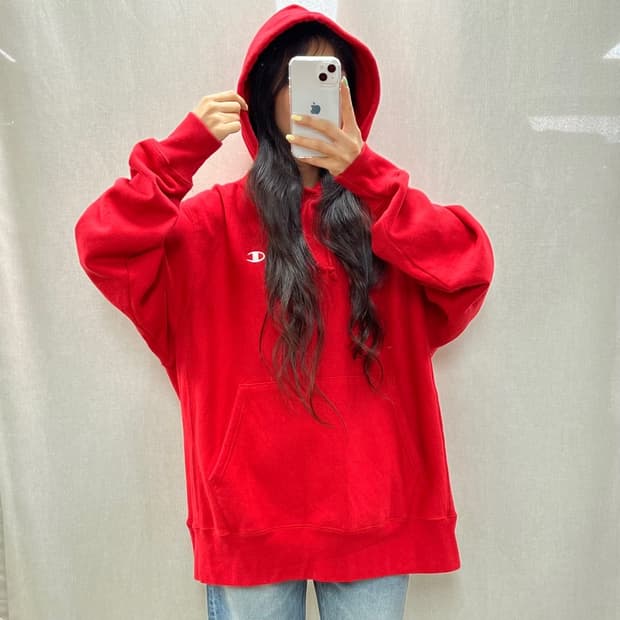 챔피온 리버스위브 후드 티셔츠/#3641