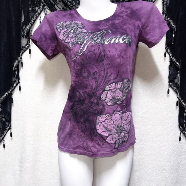 어플릭션st 버커루 y2k 와투케 갸루 펑크 00s 오리엔탈 레터링 반팔