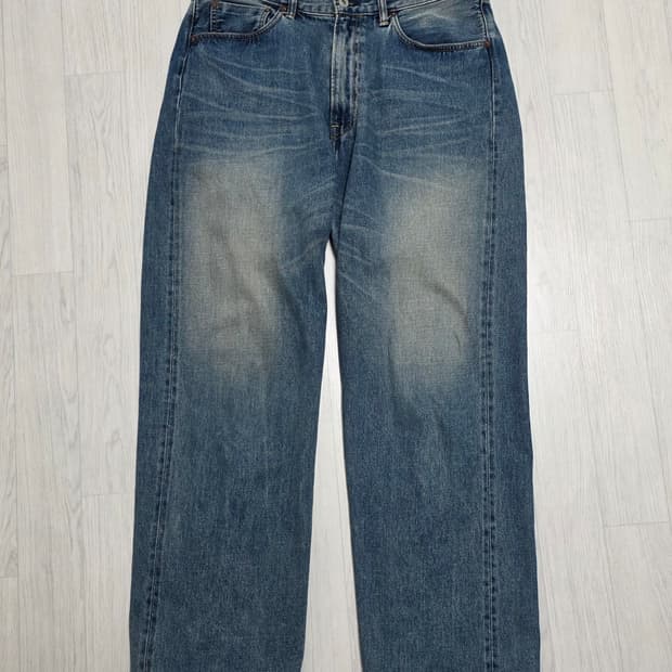 카키스 크로프트 진 미드블루 릴렉스트 핏 L