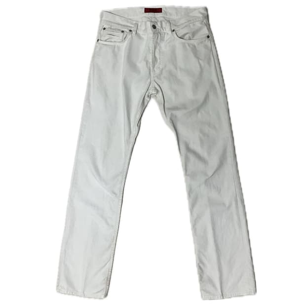 [Hugo Boss] White Denim Pants