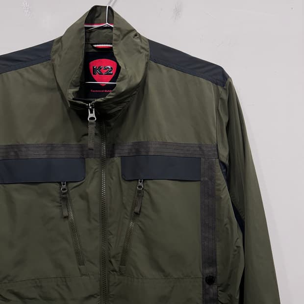 K2 테크니컬 체스트포켓 아웃도어 바람막이