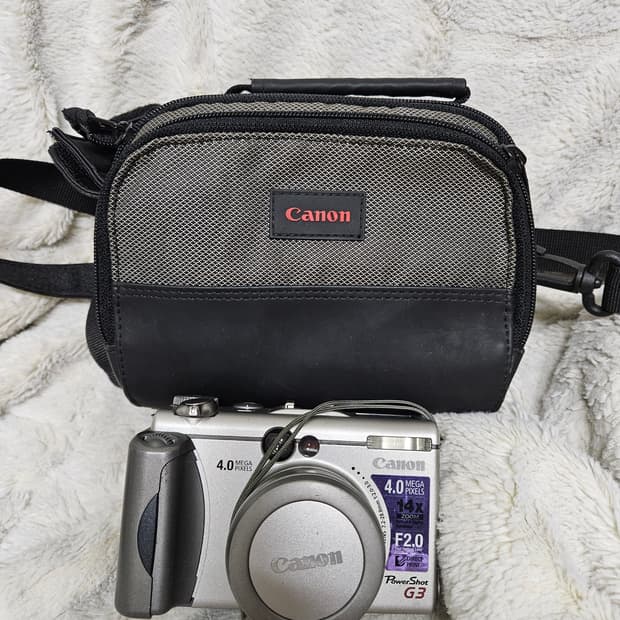 캐논 PowerShot G3 디카 + 정품 가방 디지털카메라