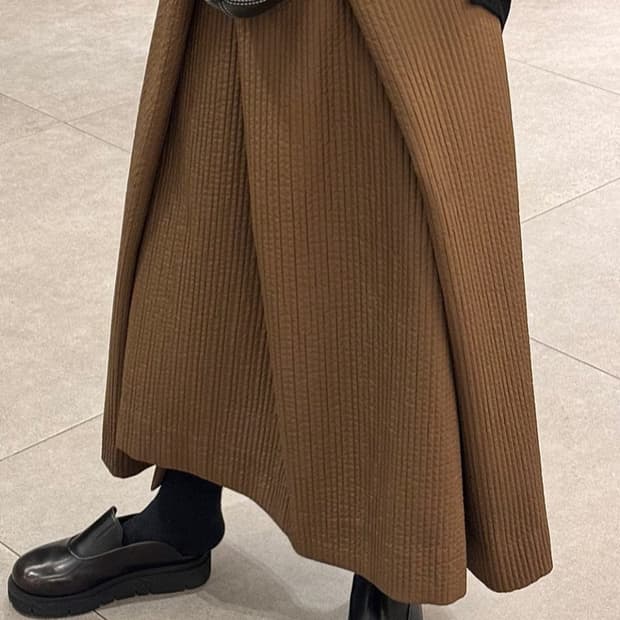 새상품) 에핑글러 패딩 오리가미 브라운