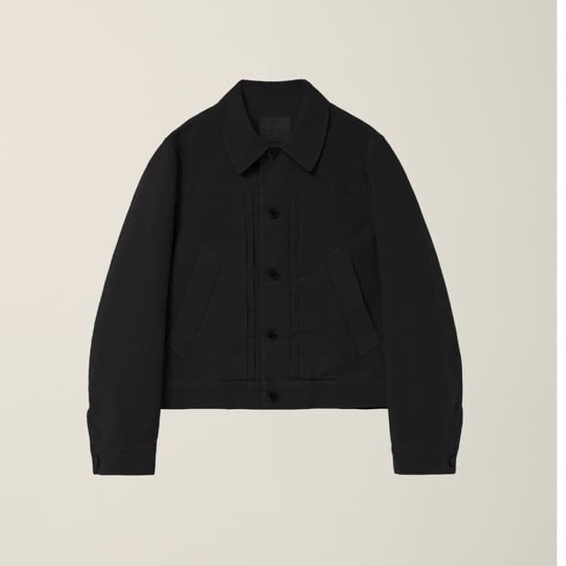 NOUVMAREE 트러커 자켓 블랙