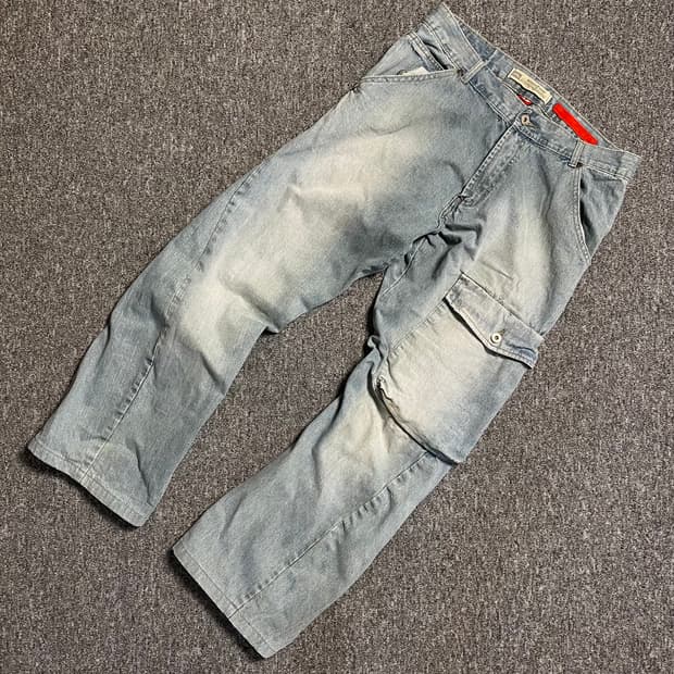 🌊Diesel Bootscut Denim Cargo Pants