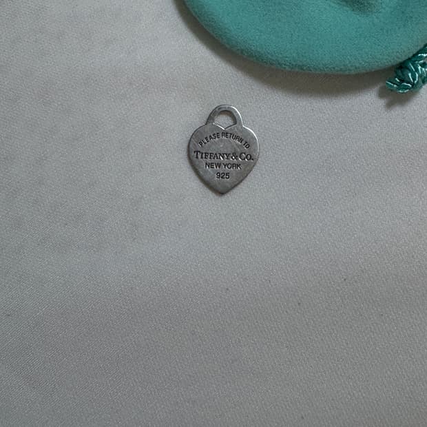 티파니앤코 하트 목걸이 펜던트