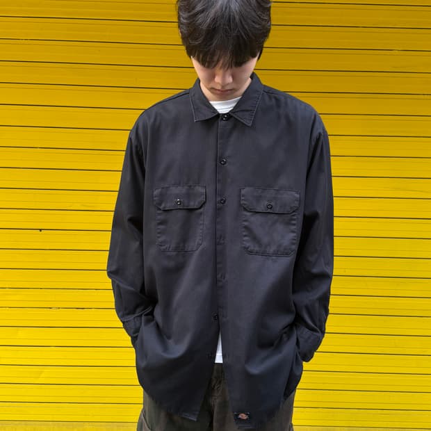 디키즈 574 워크셔츠 블랙 2XL