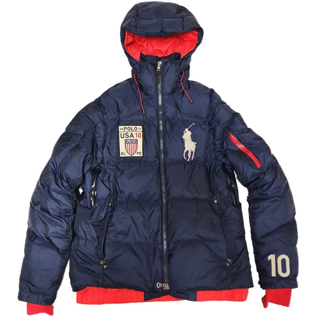 오리지널 폴로 랄프로렌 USA 성조기 패딩