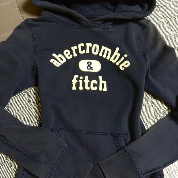아베크롬비 네이비 후드티 키즈