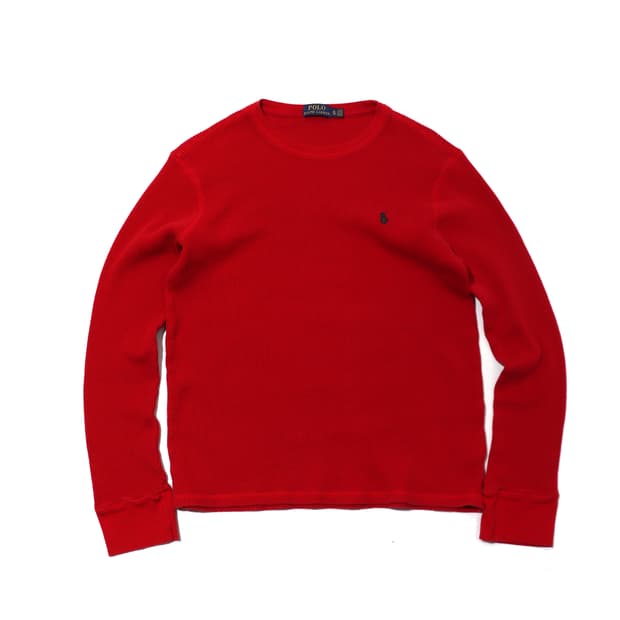 POLO RALPH LAUREN 와플 롱 슬리브 티셔츠 size XL