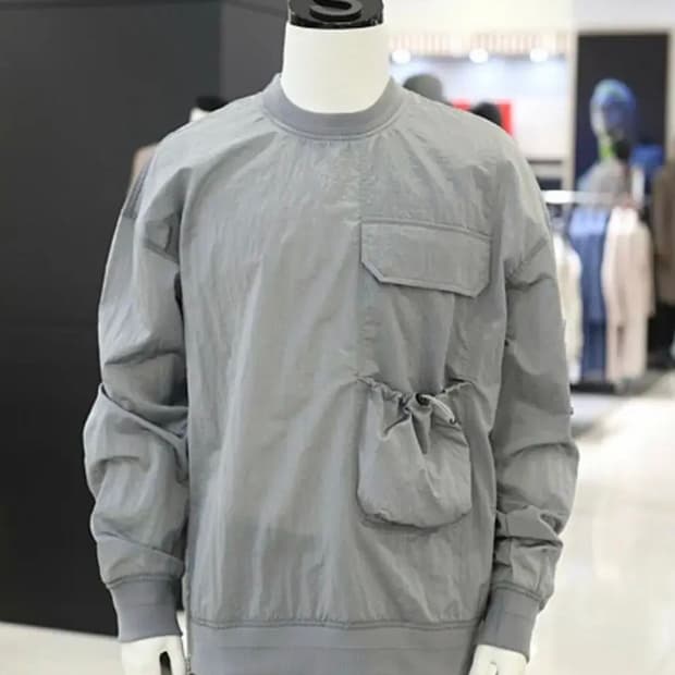 ZIO 지오 송지오 바스락 우븐 맨투맨 아노락 바람막이 100