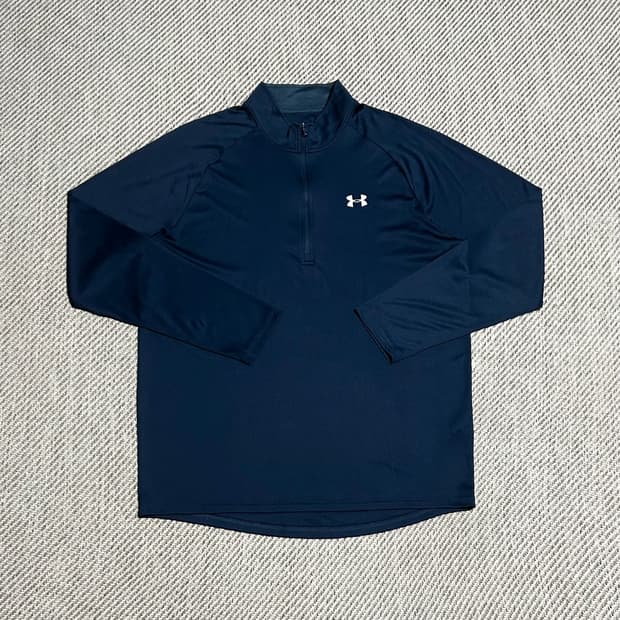 [XXL] Underarmour 언더아머 루즈핏 네이비 반집업 기능성 티