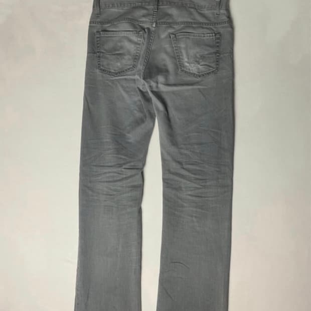 디올 옴므 에디 슬리먼 스털링 그레이 데님 진