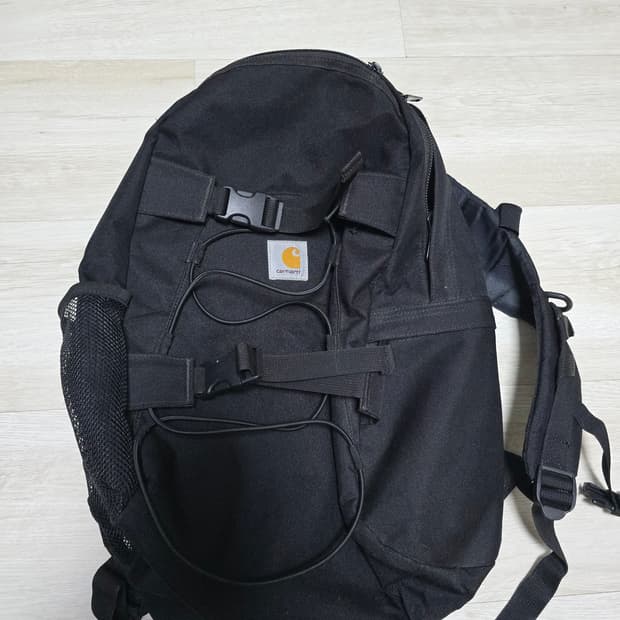 칼하트 WIP 킥플립 블랙 백팩
