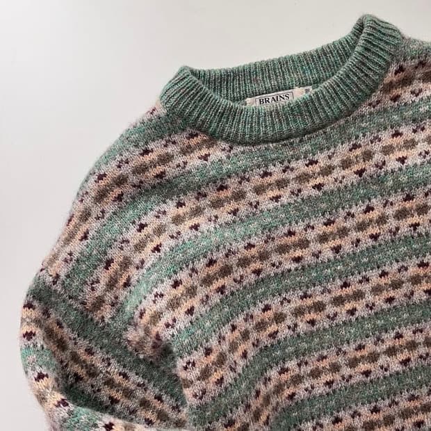 빈티지 노르딕 니트