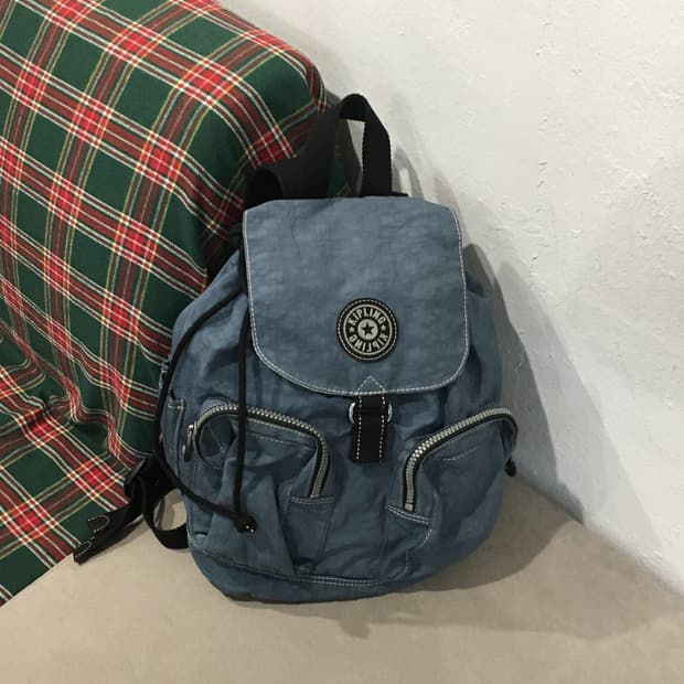 키플링 복조리 백팩 블루 좋은컨디션!🧼