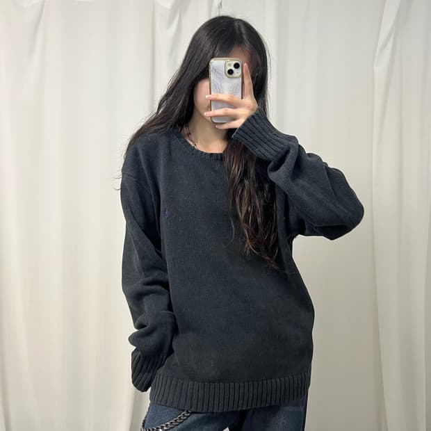 Polo charcoal knit
