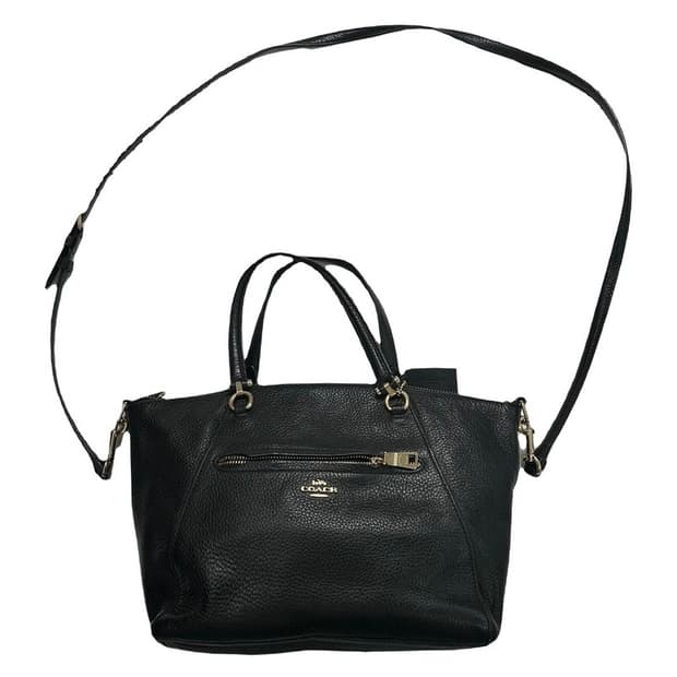 COACH 프레리 사첼 크로스 바디백 블랙