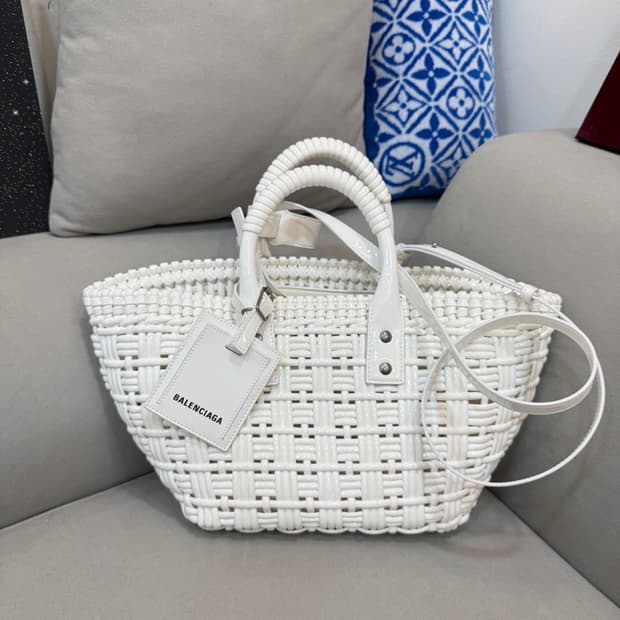 발렌시아가 비스트로 XXS 바스켓 토트 가방