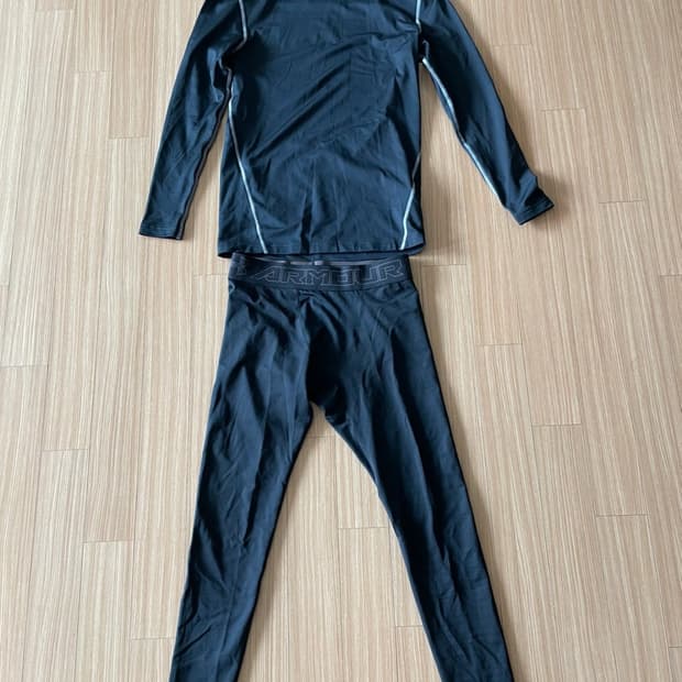 언더아머 기모 컴프레션 세트