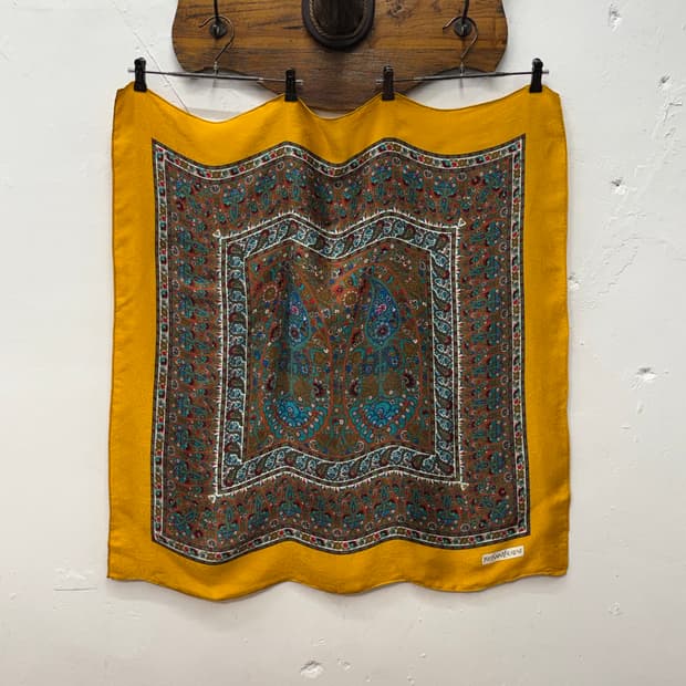 YVES SAINT LAURENT Paisley Jacquard Silk