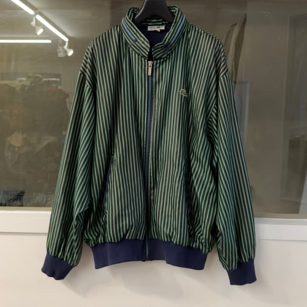 105) 라코스테 90's 스트라이프 점퍼 팝니다