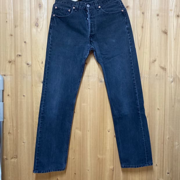 32-32 리바이스 501 90s usa블랙 흑청