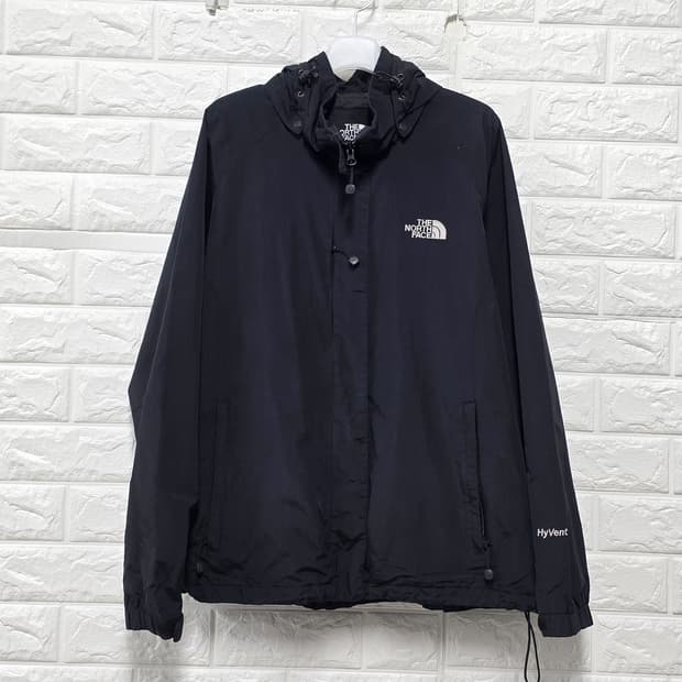 노스페이스 바람막이 자켓 블랙 M