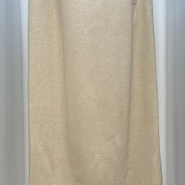 타임 캐시미어 스커트 아이보리(택있음)