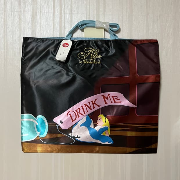 도쿄디즈니 이상한나라의 앨리스 가방 토트백