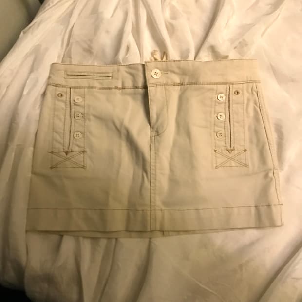 Polo Jeans 폴로진스 로우 아일렛 스커트