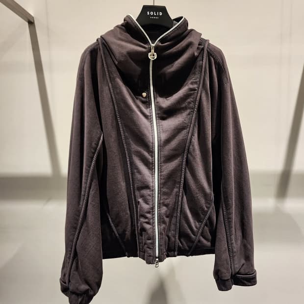 솔리드옴므 24FW 다잉 후드 집업 50