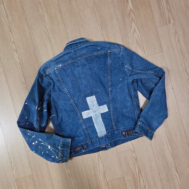 랭글러 124MJ 70s 데님 트러커 재킷