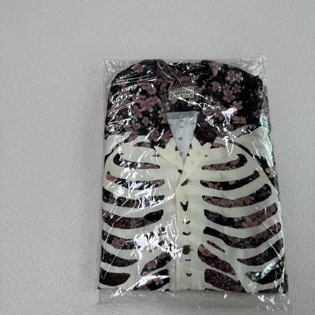 캐피탈 4 사이즈 본 사쿠라 알로하 셔츠(긴팔)