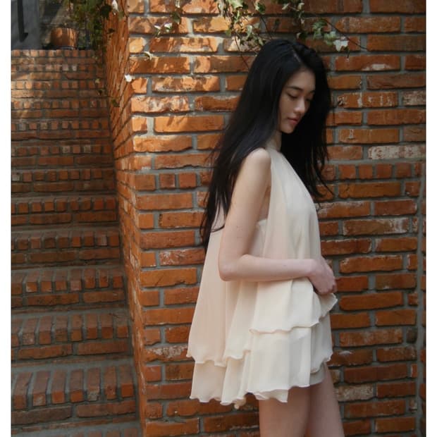 seer 씨어 멜티드 하트 블라우스