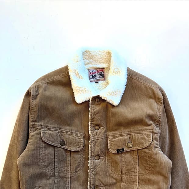 리 코듀로이 셰르파 자켓