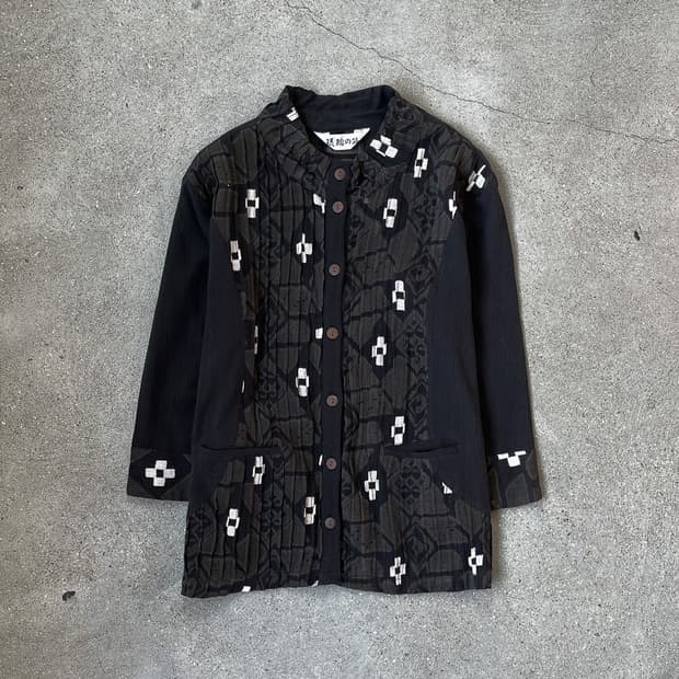 Linen Ethnic Wood Button Shirt 0278