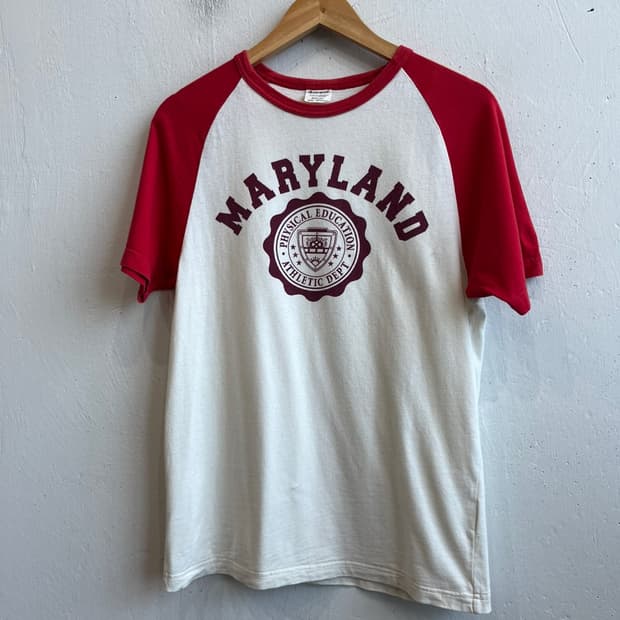 챔피온 재팬 MARYLAND 래글런 반팔 티셔츠 M
