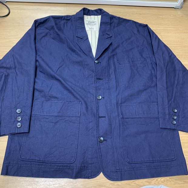105)35 FEDERATION 면&리넨 Sack Jacket