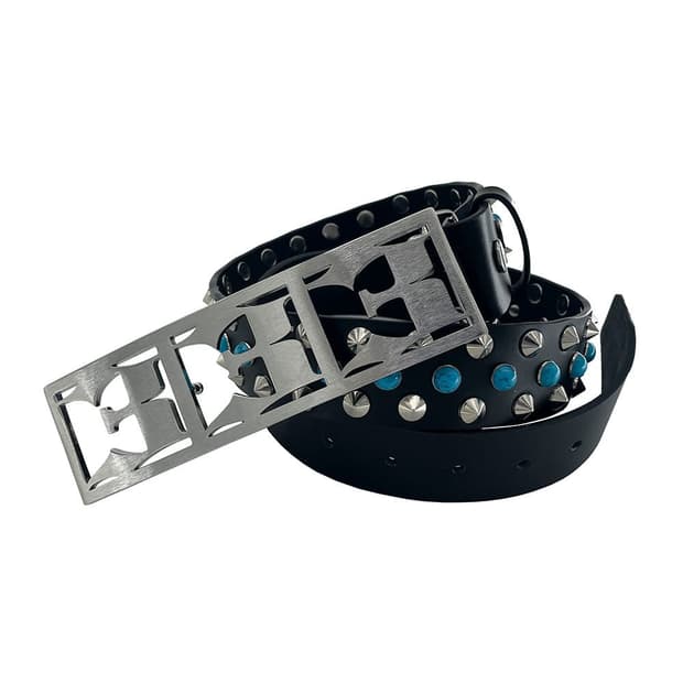 333 Studded Leather Belt 