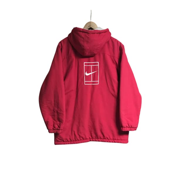 나이키 90s 빅로고 후리스 양면 점퍼