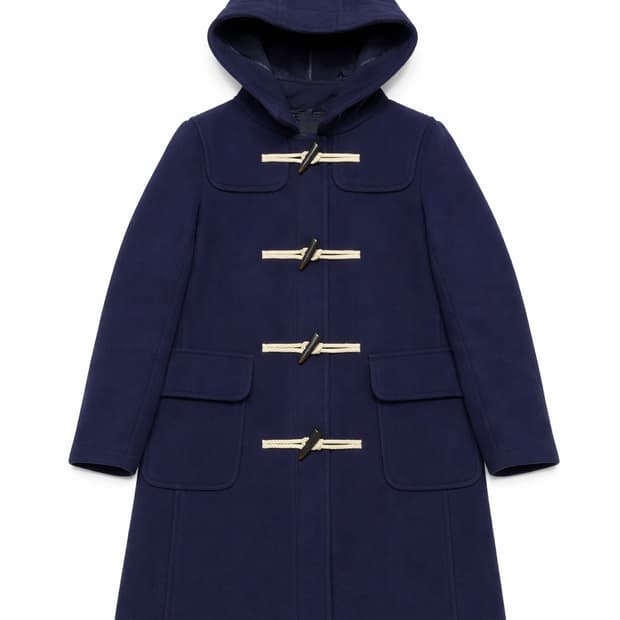 UNIQLO 유니클로 울 더플코트 네이비 S