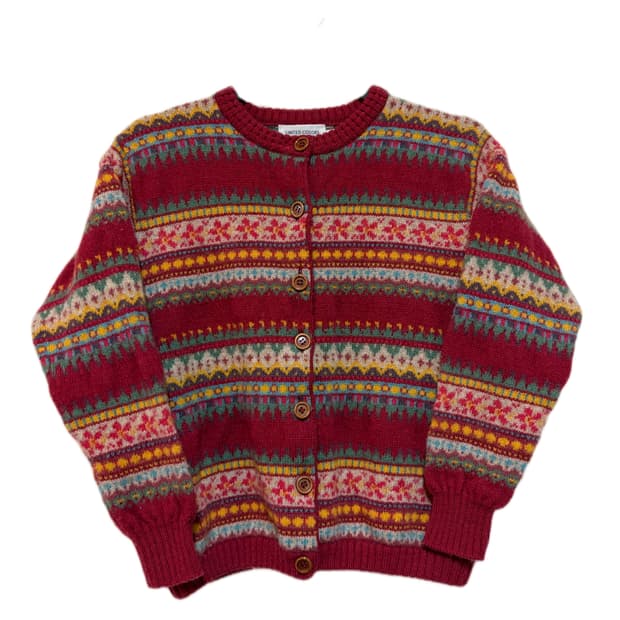 베네통 페어아일 카디건