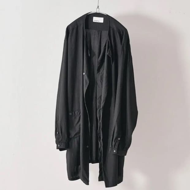 [m] 이얼즈어고 워시드 레이온 드래이프리 레이어드 셔츠 아카이브샘플