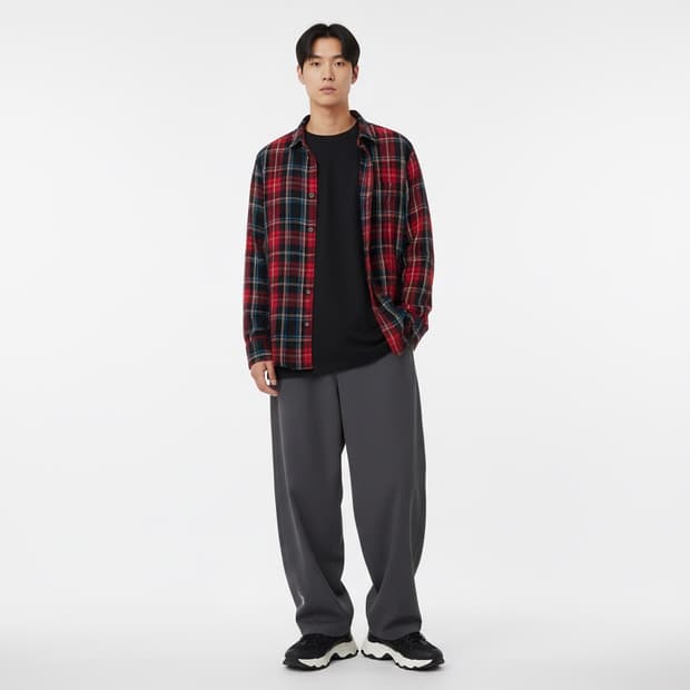 Marc Jacobs 마크제이콥스 레드 체크 셔츠 S (빈티지)