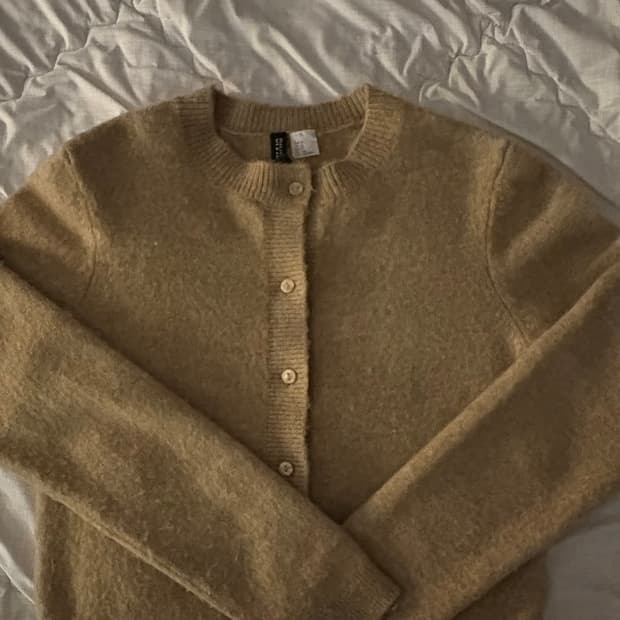 H&M 니트 가디건 니트 롱슬리브 조끼