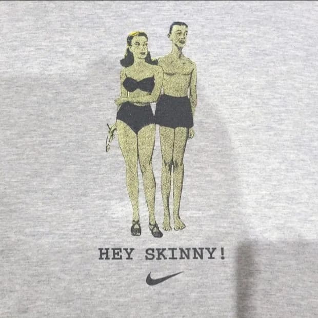 나이키 HEY SKINNEY! 카툰 빈티지티셔츠