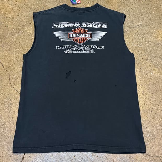 00s Made in USA 미국 빈티지 할리데이비슨 나시티 민소매