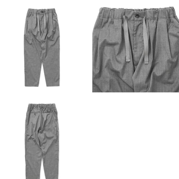 sillage 배기바지 Grey Twill 구매합니다