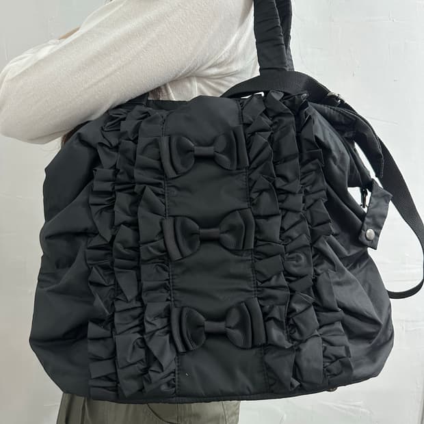 ribbon & frill bag